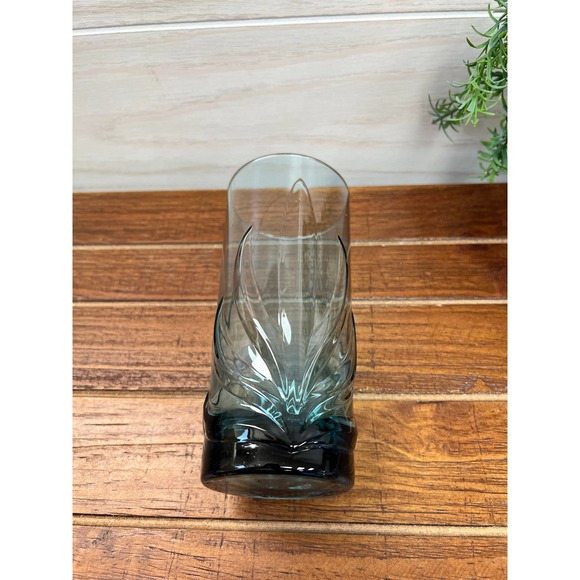 Set of 4 Majesty Peacock Blue Flat Tumblers by Libbey Glass - Discontinued - Picture 4 of 5